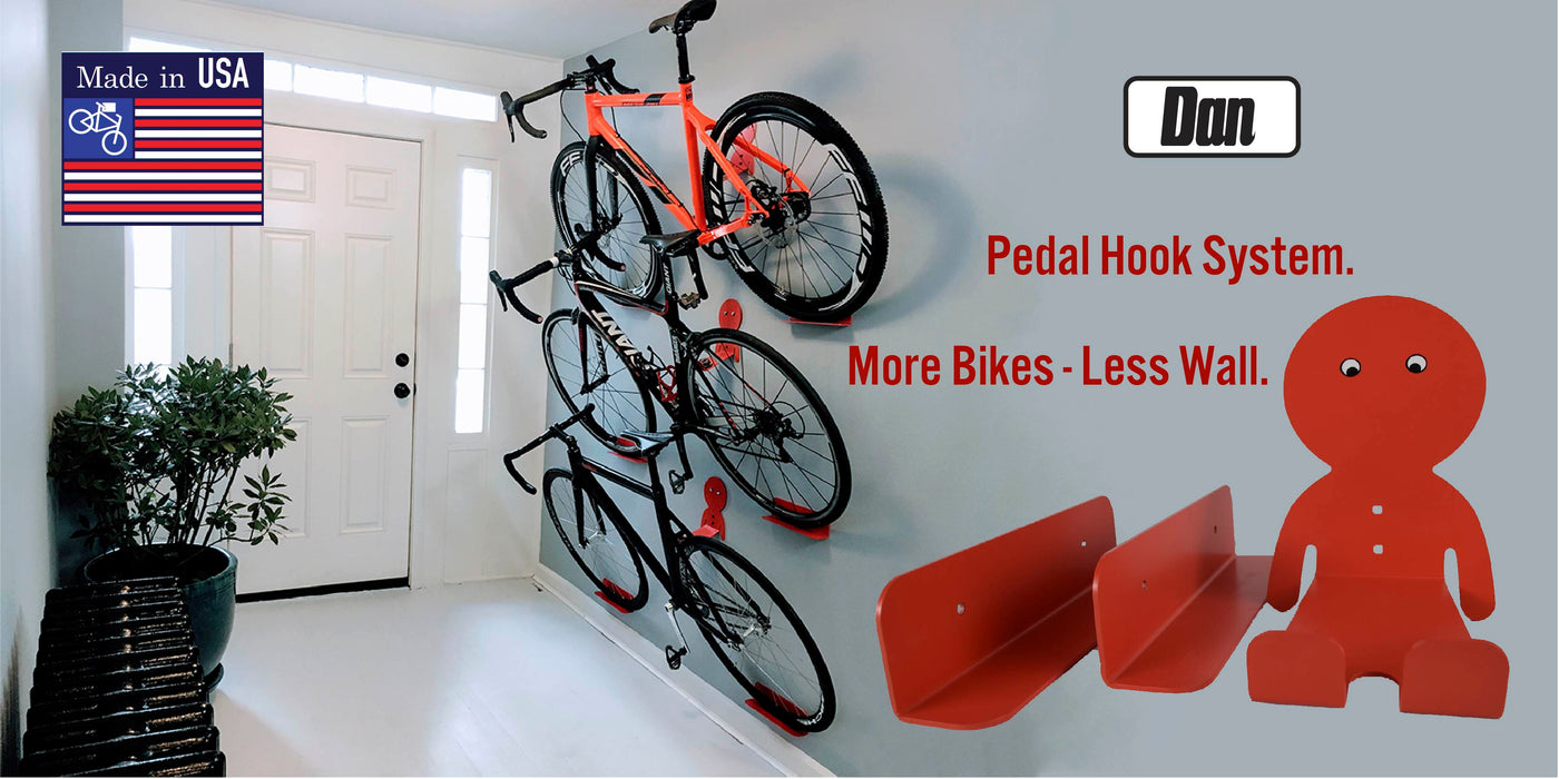 DIY bike hanger tutorial, bike wall mount