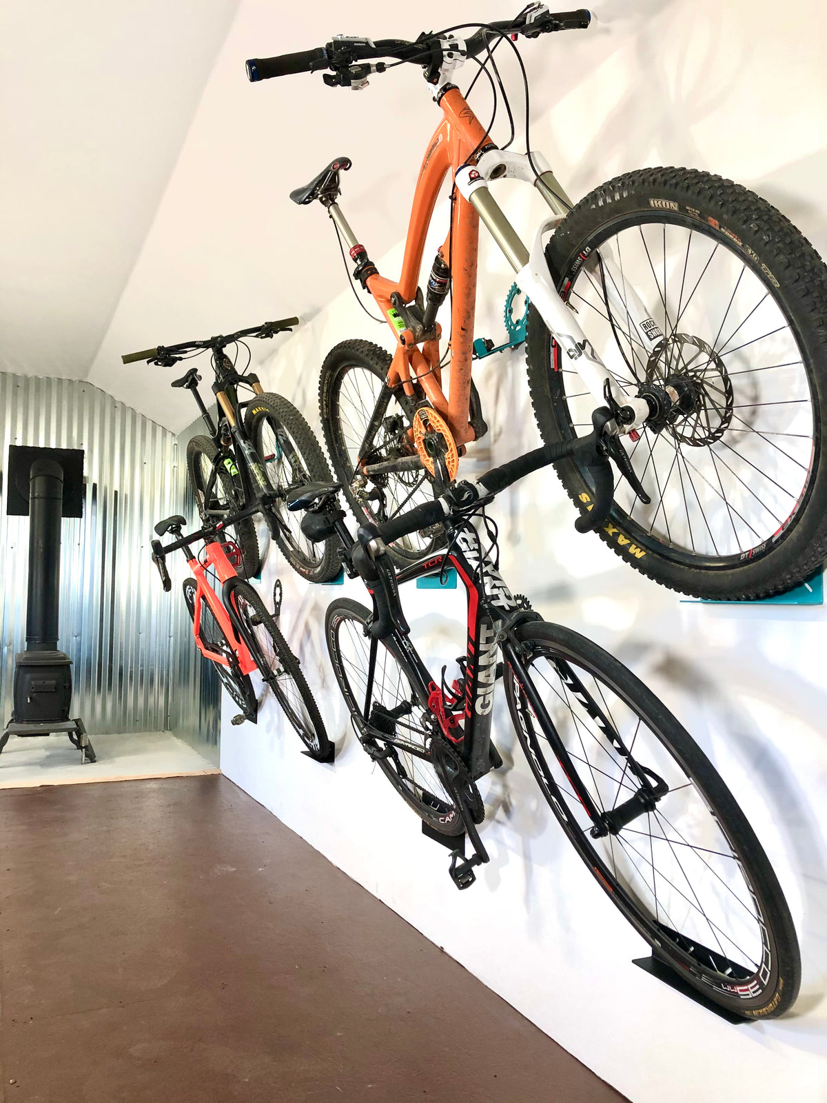 Bike Slide Rack Ceiling Ceiling Bike Rack For Apartment | Shelly Lighting